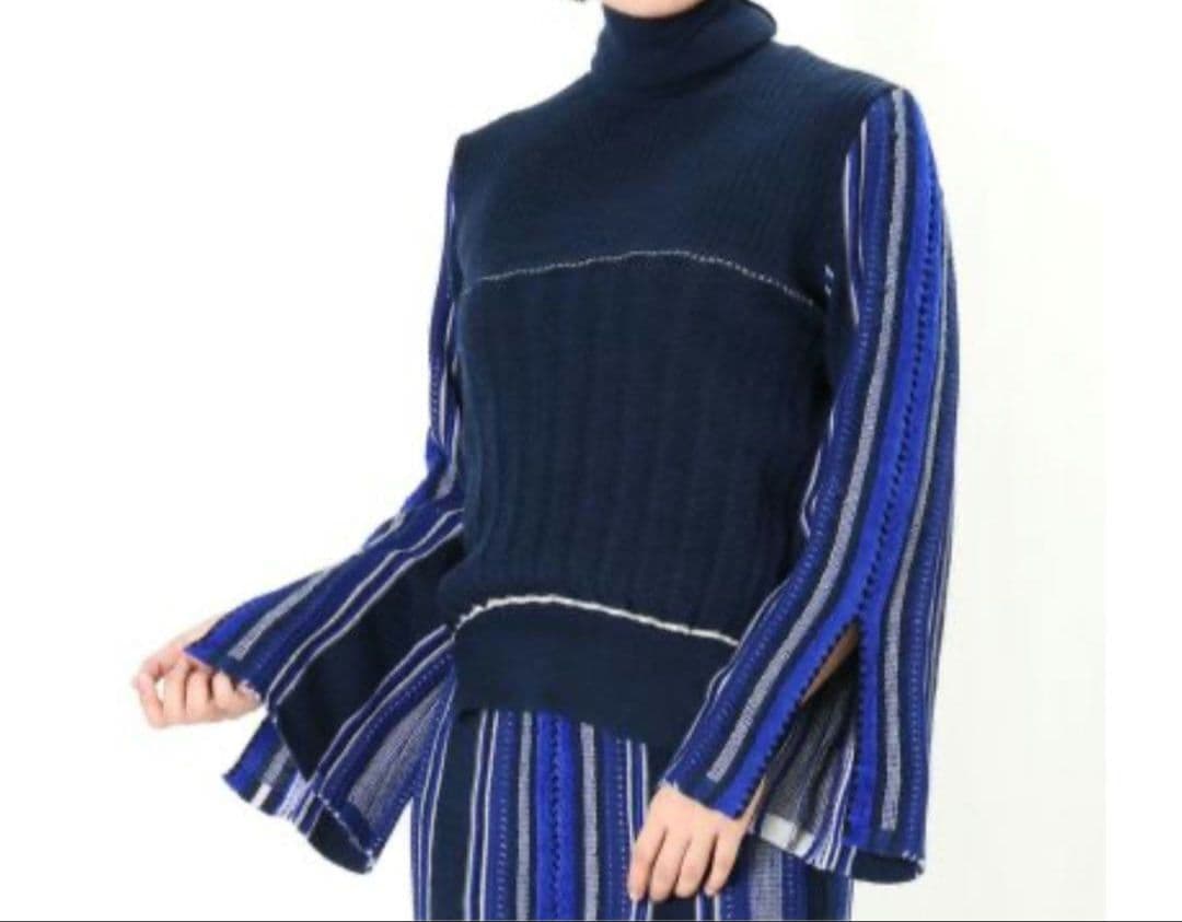 ✨美品✨ Mame Kurogouchi ウール ハマグリ ニットハイネック