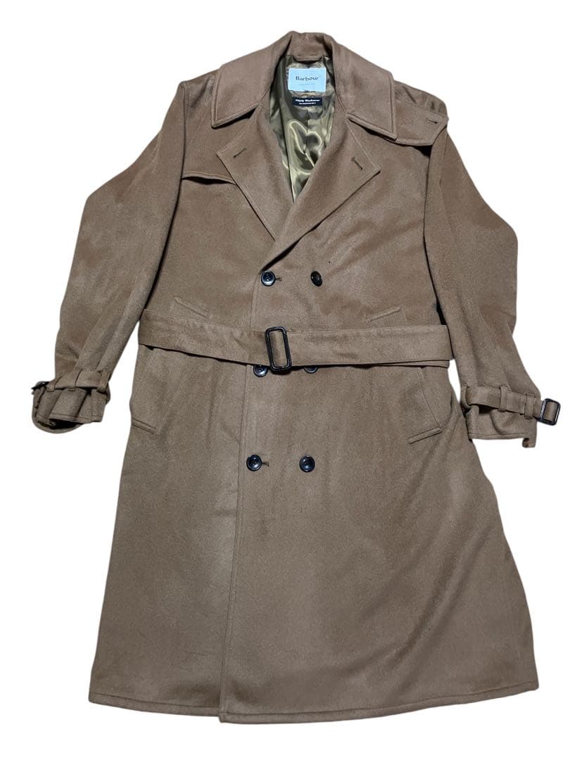 Barbour beams別注 WHITLEY カシミヤトレンチコート