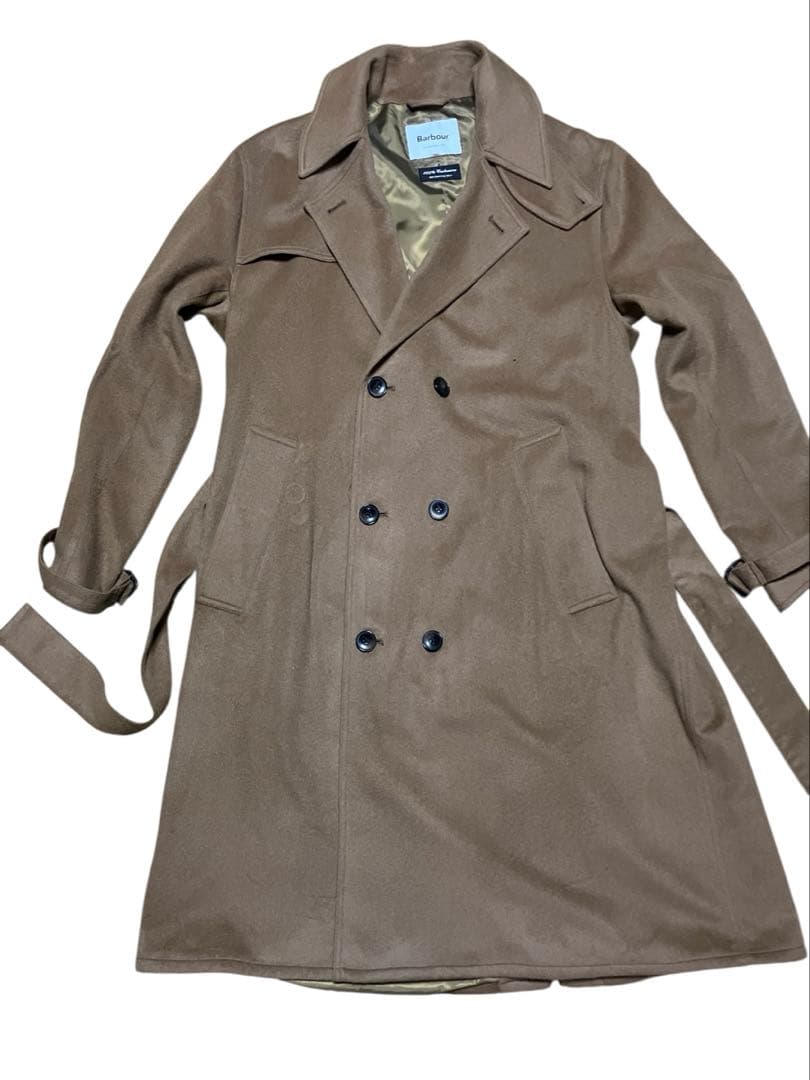 Barbour beams別注 WHITLEY カシミヤトレンチコート