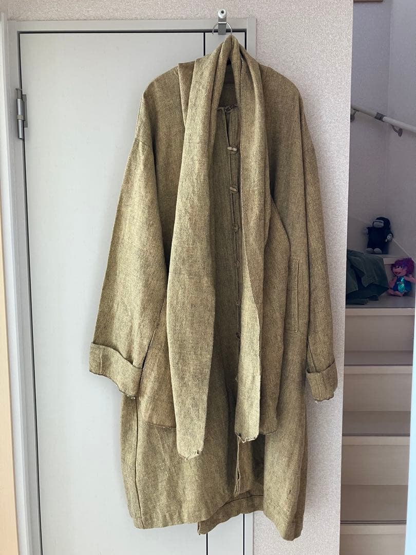 ストール付きコートヴィンテージユーロ