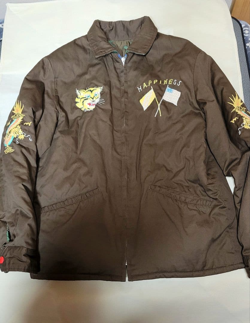 テーラー東洋 ベトジャン 茶Mサイズ リバーシブル