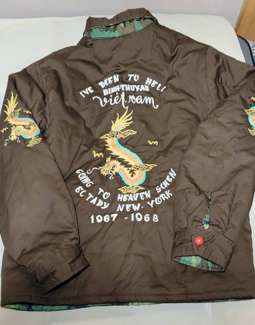 テーラー東洋 ベトジャン 茶Mサイズ リバーシブル