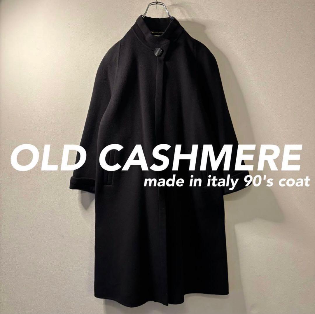 イタリア製 オーバーサイズ カシミヤ チェスターコート 90's vintage