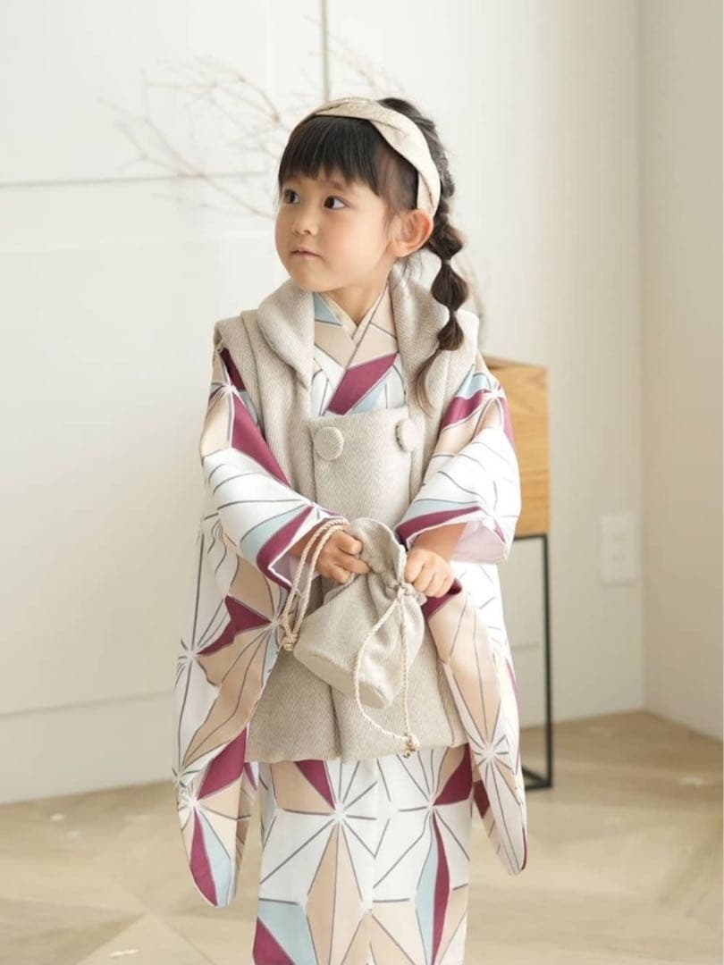 【ひよこ商店】七五三 着物 フルセット 3歳 女の子