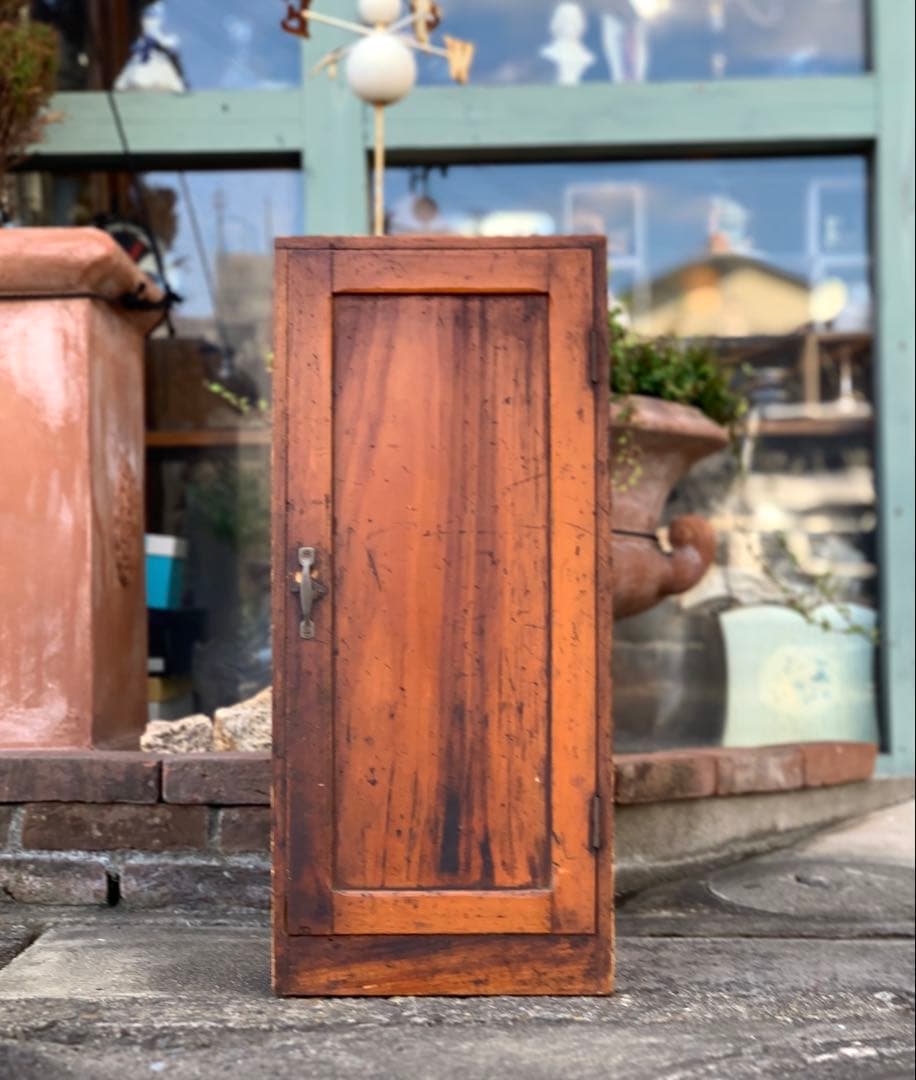 【レトロ】 収納棚 木製 木製箱 インテリア 昭和レトロ 花台 ボックス