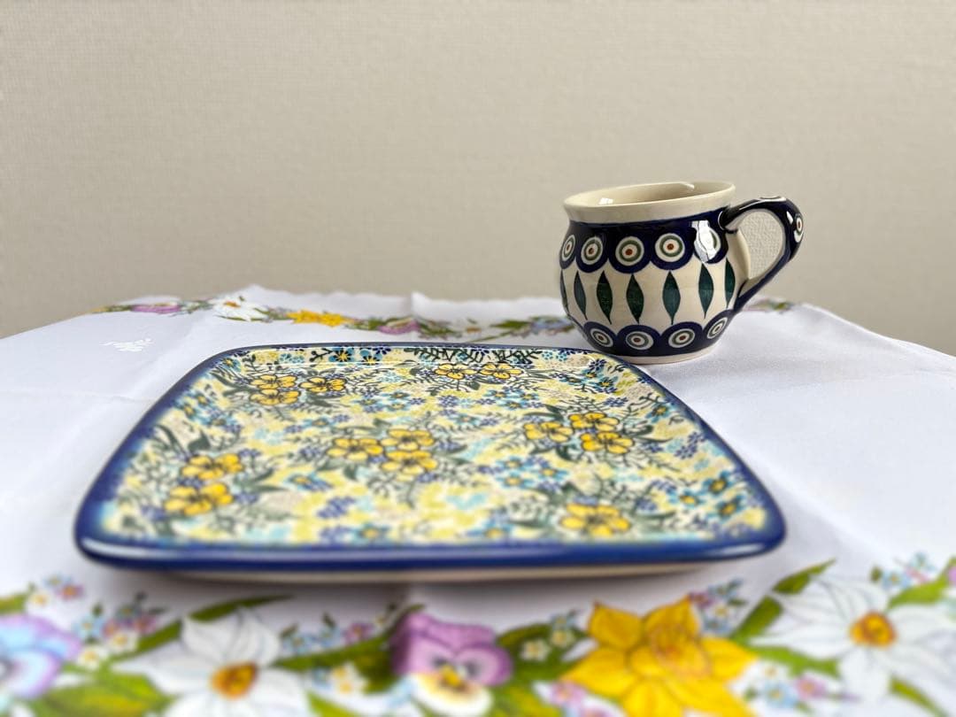 ポーリッシュポタリー ポーランド食器 皿 マグカップ セット