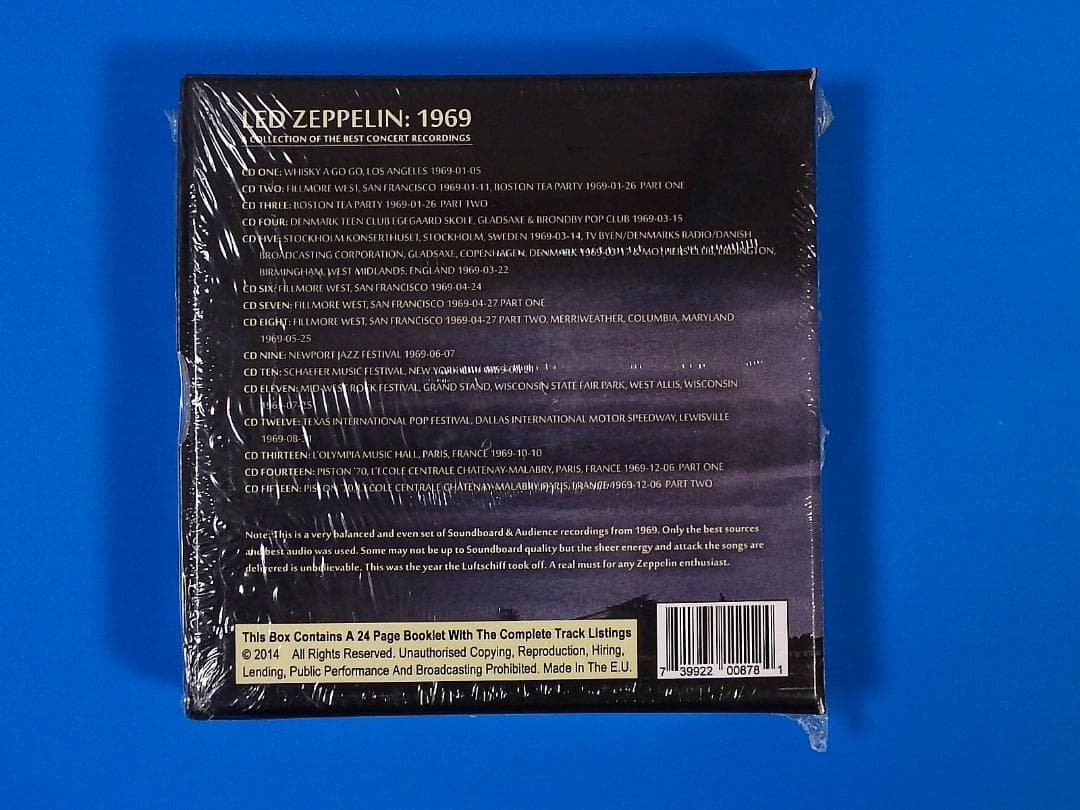 LED ZEPPELIN 1969 15CD BOX 未開封品 WLR-2193
