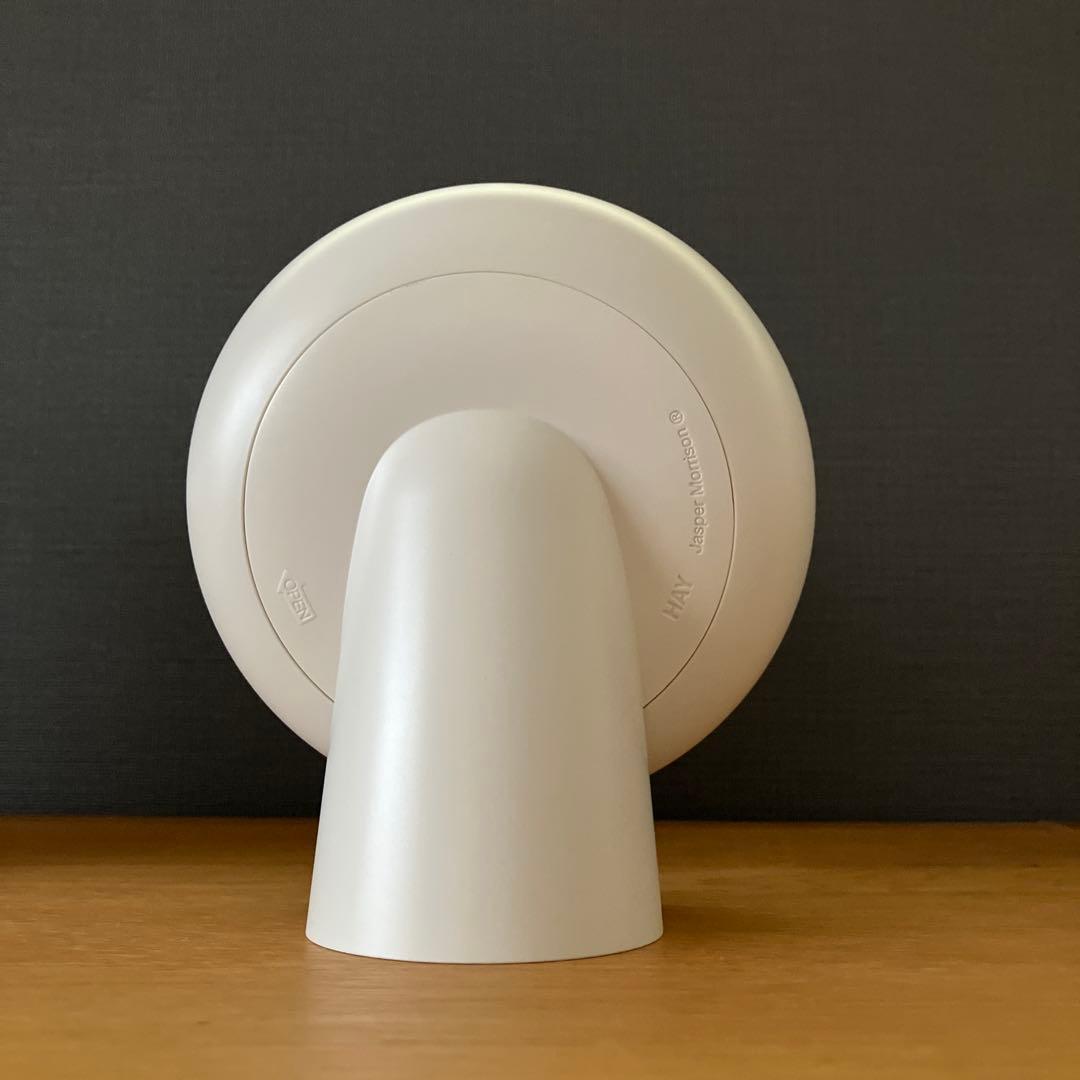 ☆ふくろう☆HAY TABLE CLOCK ホワイト　置き時計、壁掛け時計