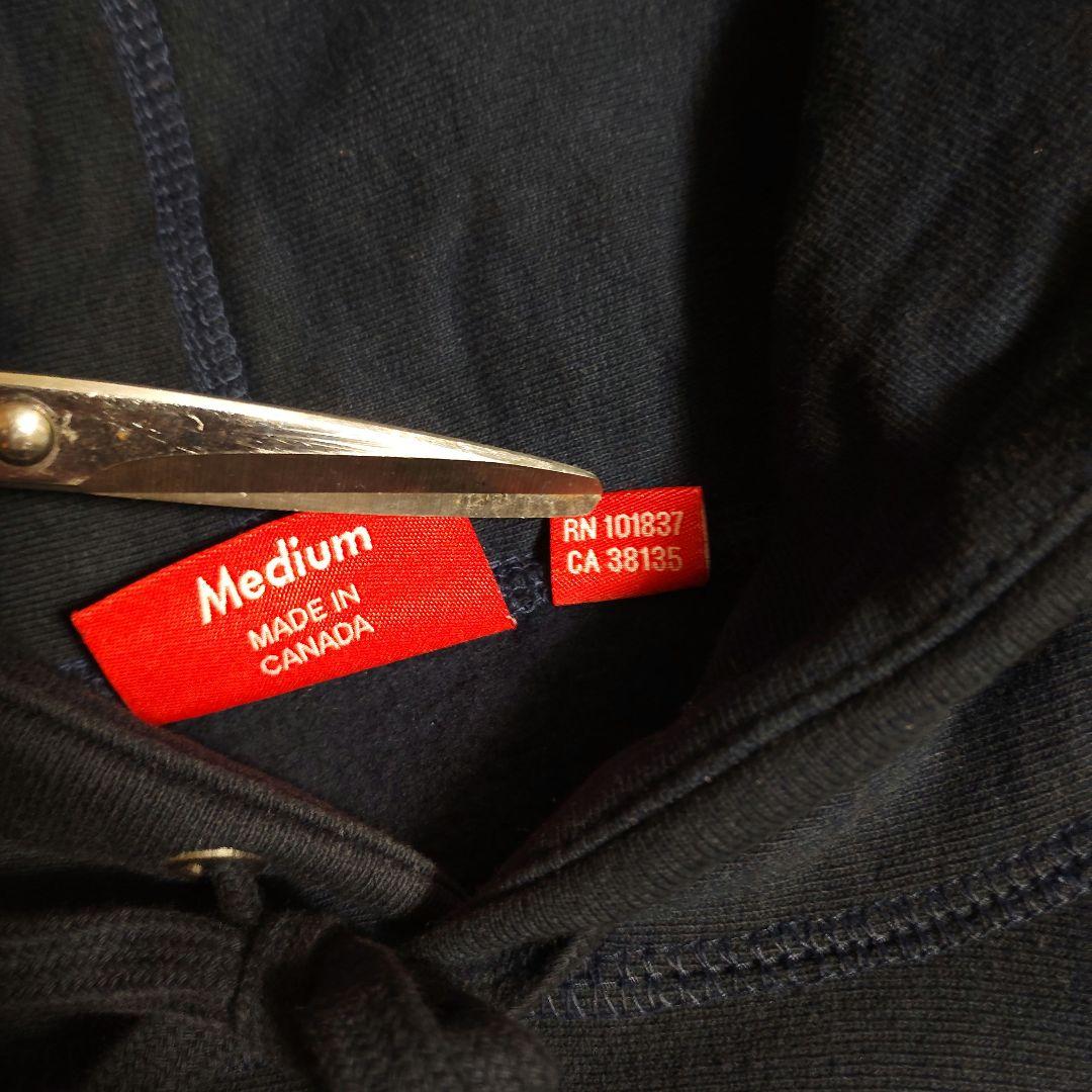 Supreme bandana box logo hooded M ネイビー