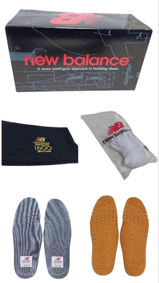 New Balance 1600LE 日本限定 スニーカー 23.5cm グレー
