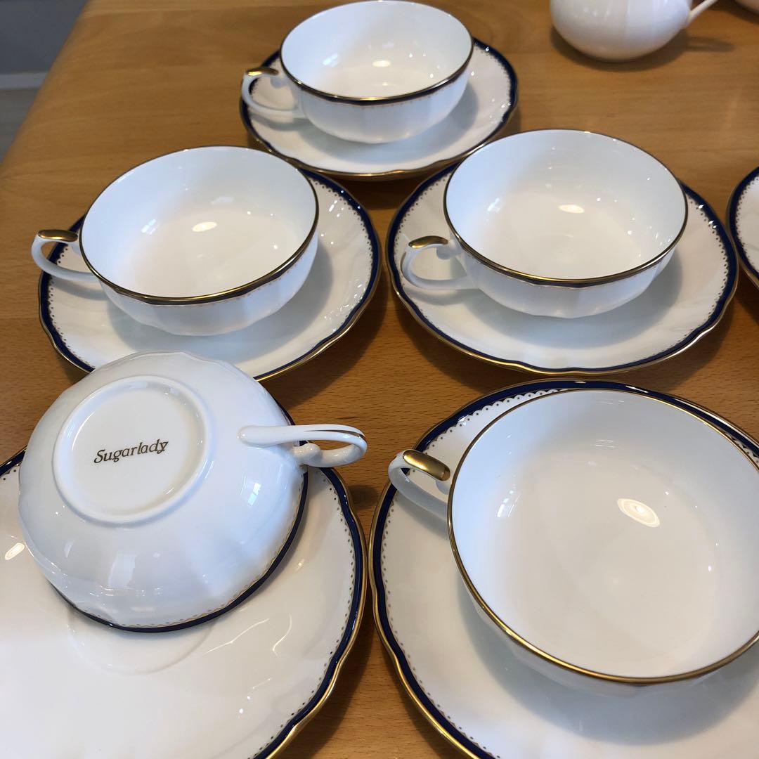シュガーレディ　コース　フルセット　ボーンチャイナ　5セット