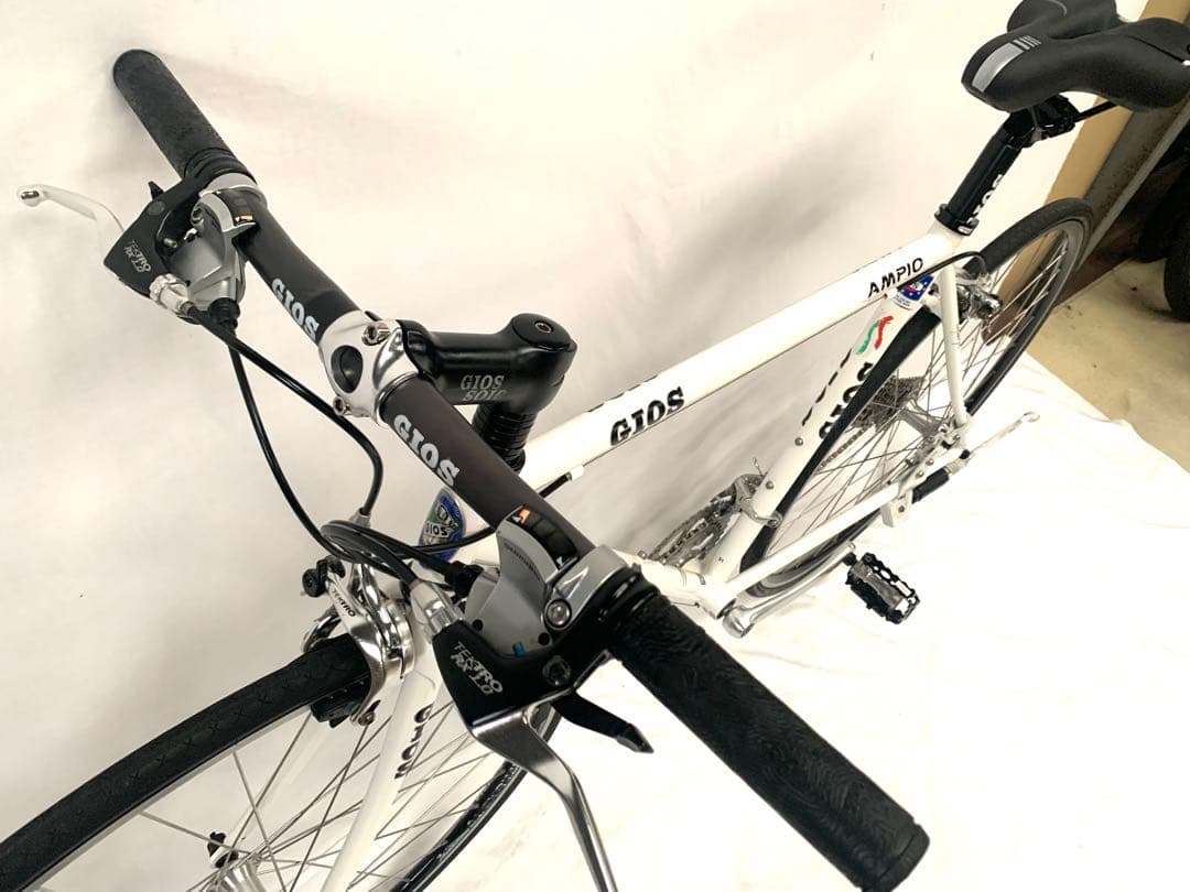 【即乘】送料無料 GIOSクロスバイク AMPIO SHIMANO2X9S18速