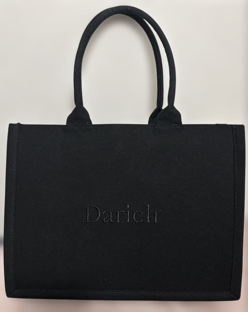 darich ロゴトートバッグ ブラック
