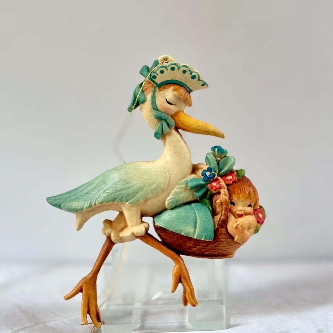 アンリ人形　壁掛けオーナメント　【Sweet Arrival・Baby boy】