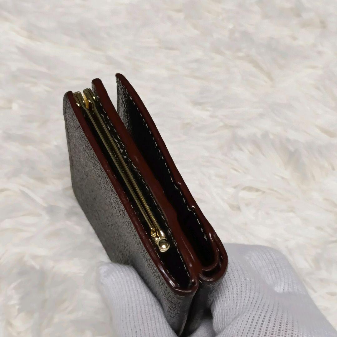 Vivienne westwood オーブロゴ　ガマ口　折り財布　ブラック