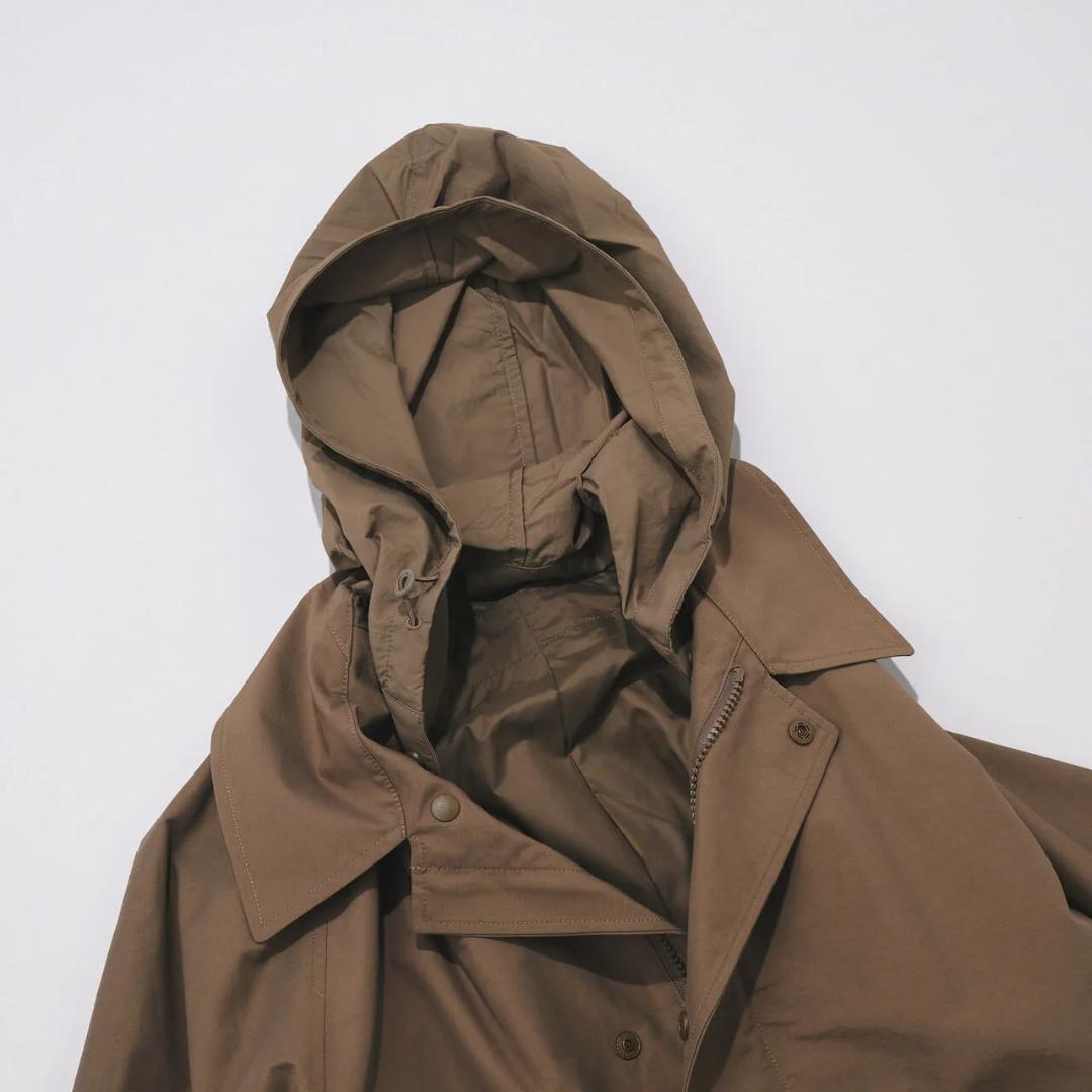 ユニクロU 2025冬 オーバーサイズステンカラーコート ブラウン ユニクロユー