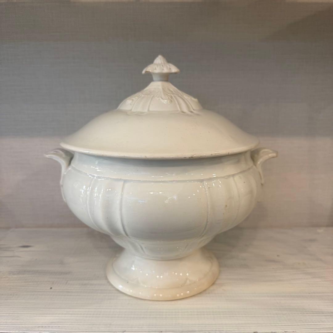 レア！　ボルドー　白　スーピエールフランスアンティーク