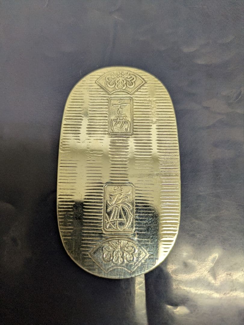 【レア品】カゴメ株式会社 1960年代 日本橋 徳力純銀 小判 30g