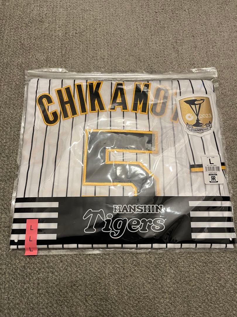 阪神タイガース 近本 2024 ユニフォーム チャンピオン エンブレム Lサイズ