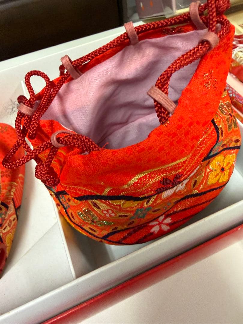 【期間限定セール】七五三 着物 15点セット　 一式セット　総絞り　赤とピンク