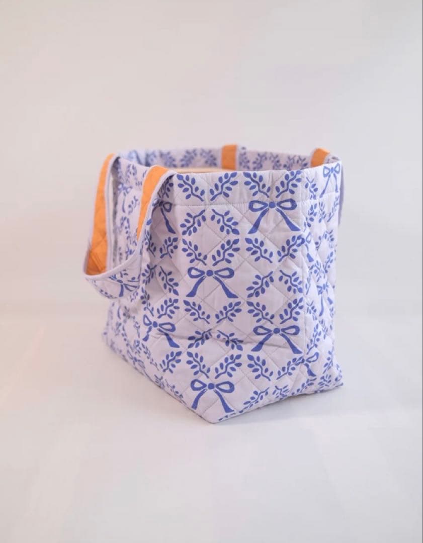 melted butter リボンキルトバッグ