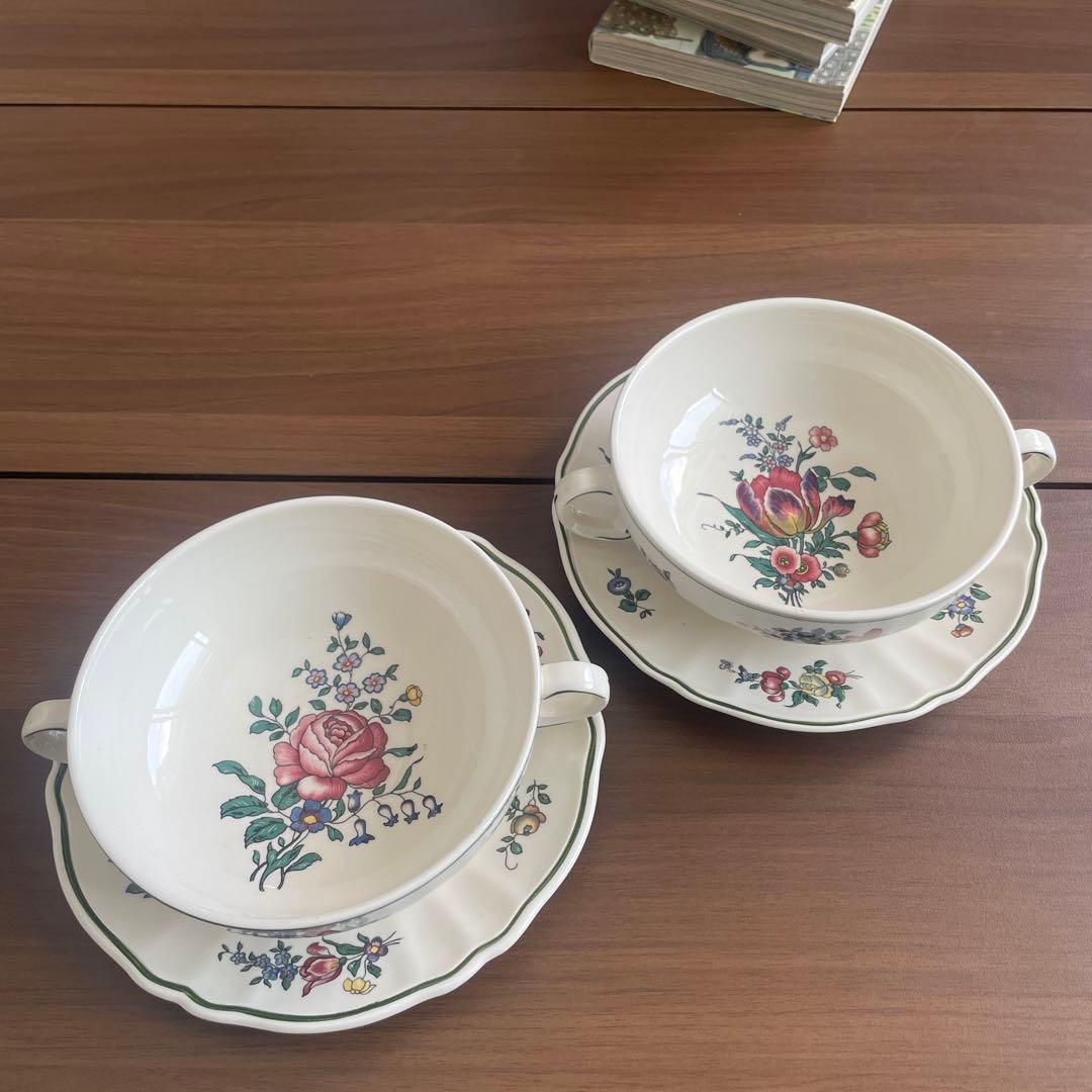 ビレロイ＆ボッホ　ストラスブール　スープカップ&ソーサー