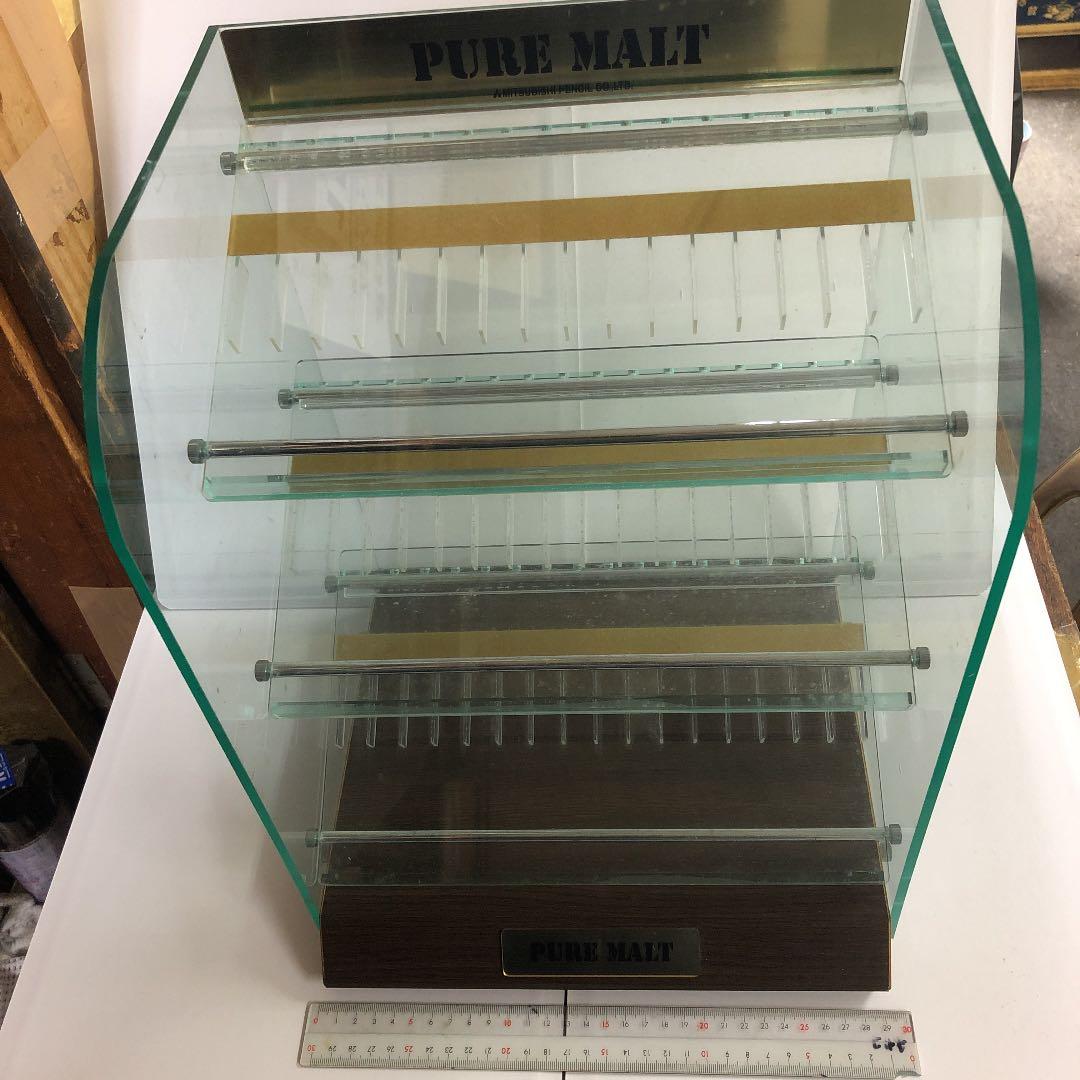 PURE MALT ミツビシ　ペンシル　かざり棚　店舗用品　什器