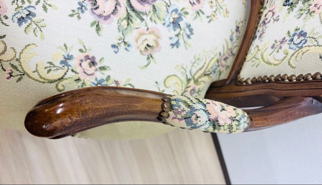 アンティーク調 クラシック アームチェア①