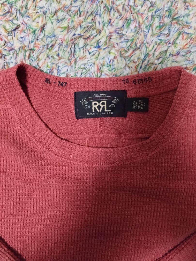 RRL ワッフル生地 サーマル ロンT