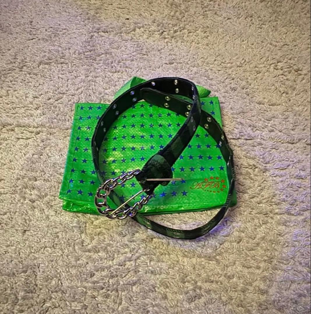 「完売品」Afb 緑 belt チェックベルト　円堂守着用　M サイズ