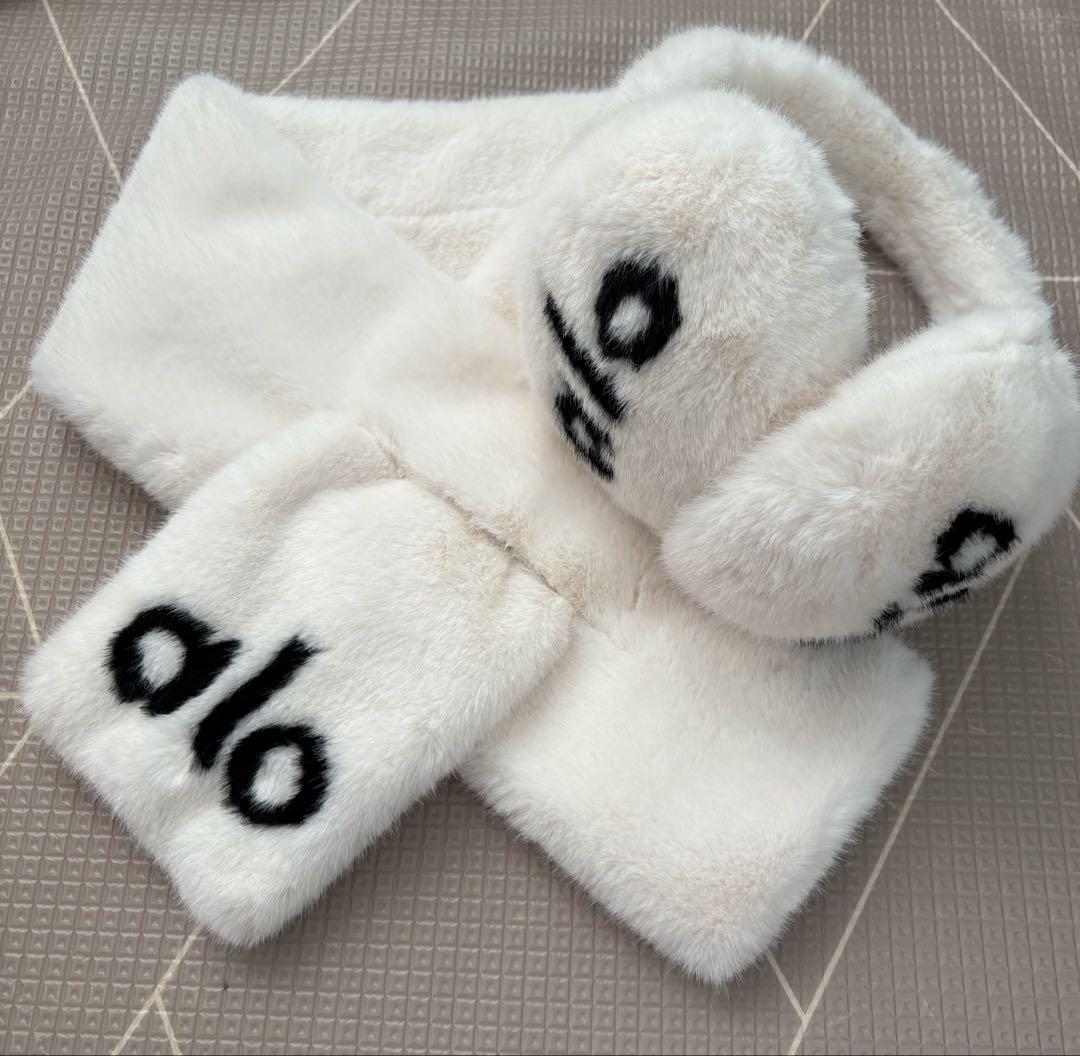 alo ファーマフラーイヤーカフ　セット