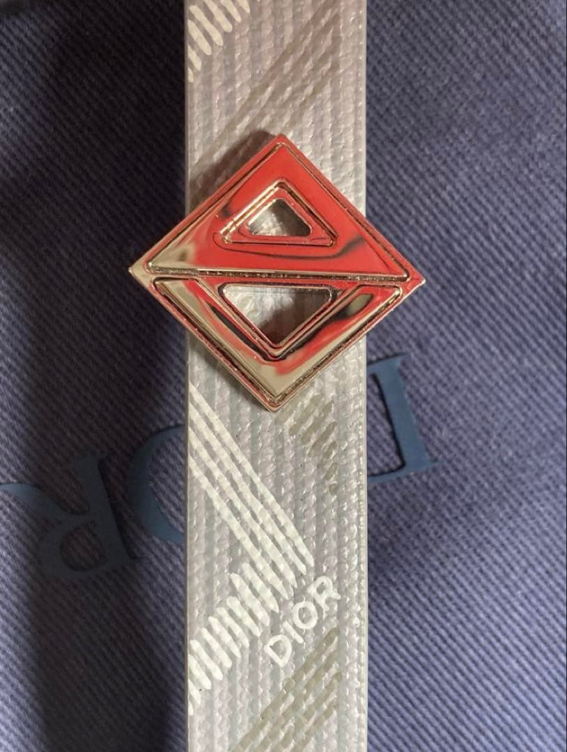 Dior ディオール CD ダイヤモンドブレスレット ロゴ　グレー 美品