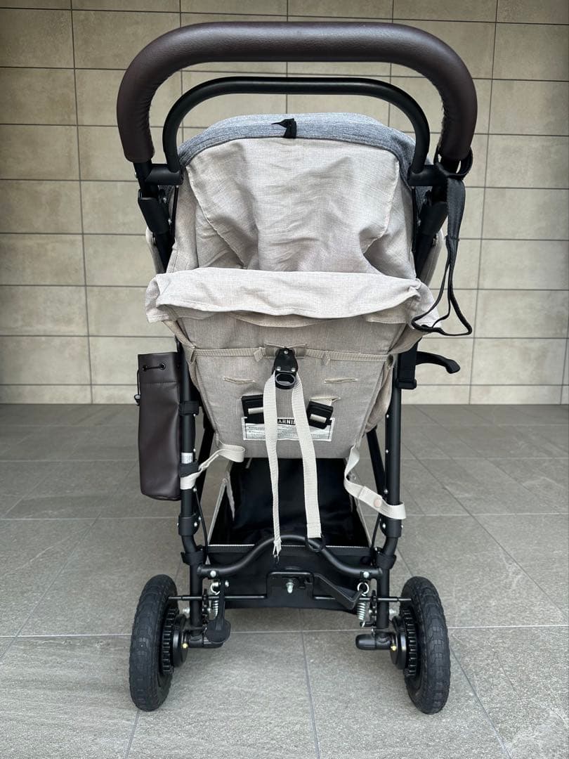 【美品】AIRBUGGY エアバギー ココプレミア フロムバース アースグレー