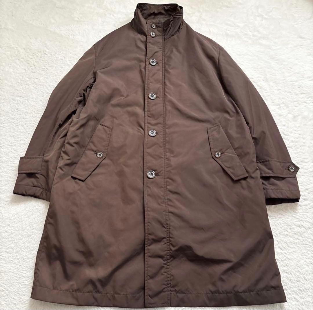 【極美品】Aquascutum ダウンロングコート ブラウン ライナー付
