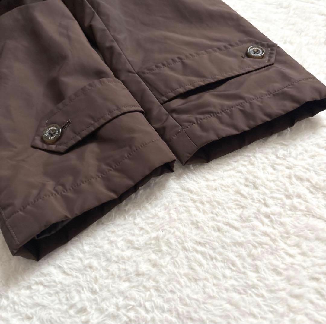 【極美品】Aquascutum ダウンロングコート ブラウン ライナー付