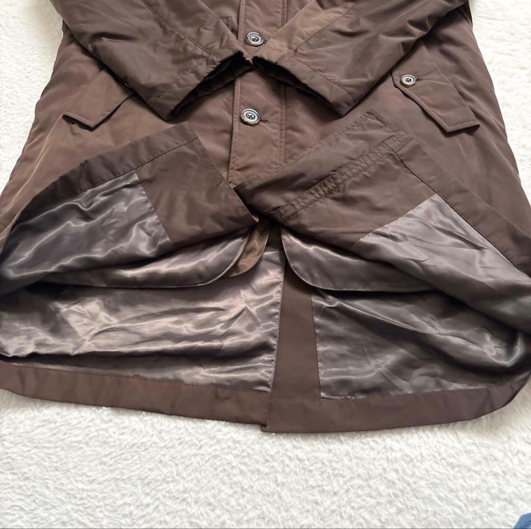 【極美品】Aquascutum ダウンロングコート ブラウン ライナー付