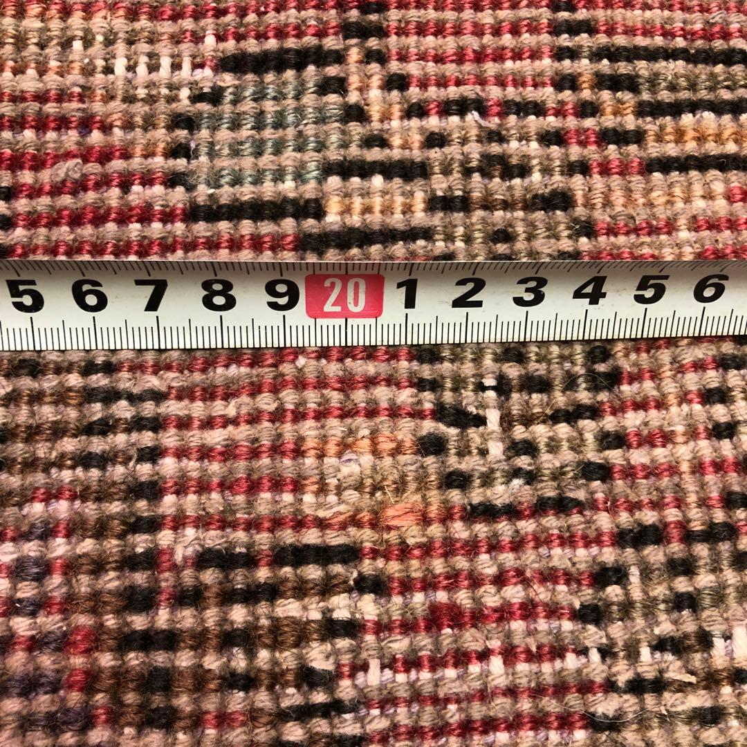 SALEペルシャ絨毯 ペルシャヴィンテージラグ 140x95 手織り オールド