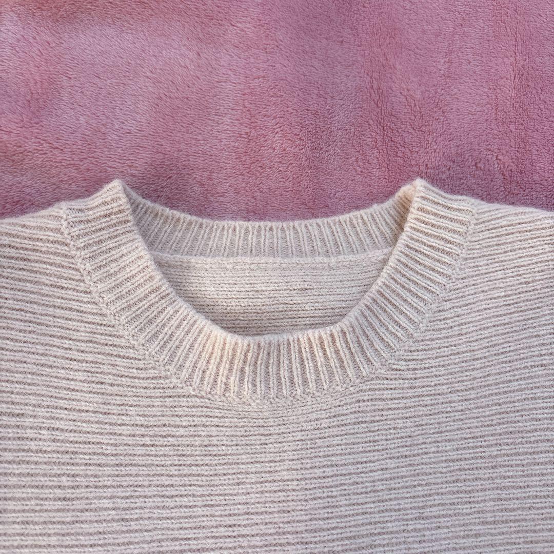 ánuans アニュアンス ペプラムショートニットトップス 1