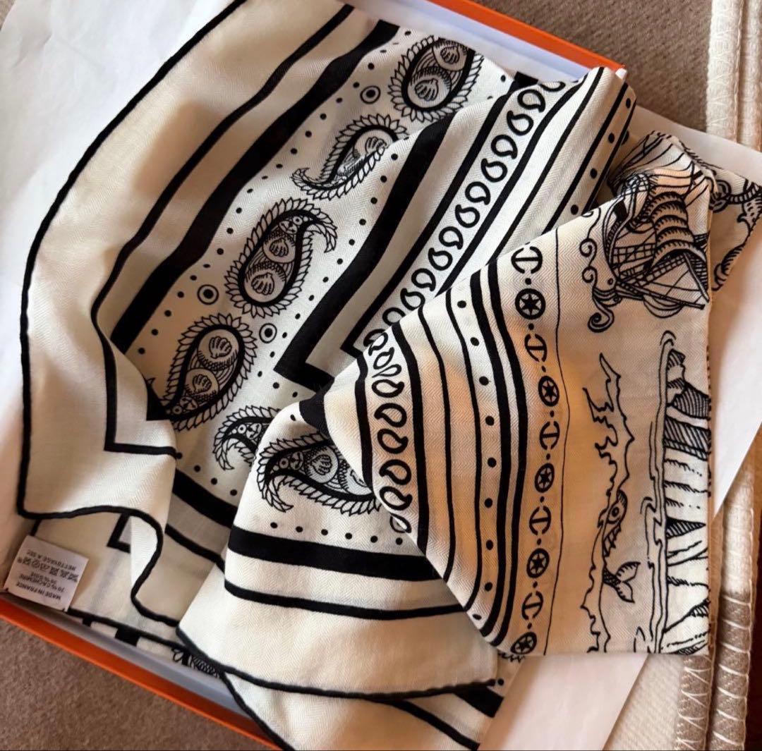 エルメス　船乗りのタトゥー・バンダナ　カシシル　新品未使用