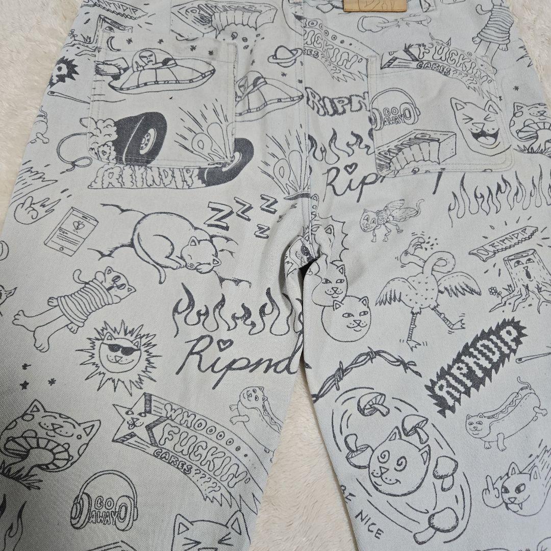 Ripndip リップンディップ シャーピー デニム 上下 セットアップ 即完売