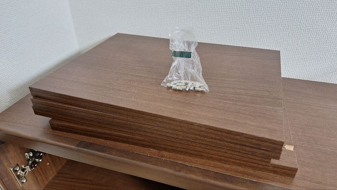 ガラス扉付き本棚 ブラウン 120×80×32