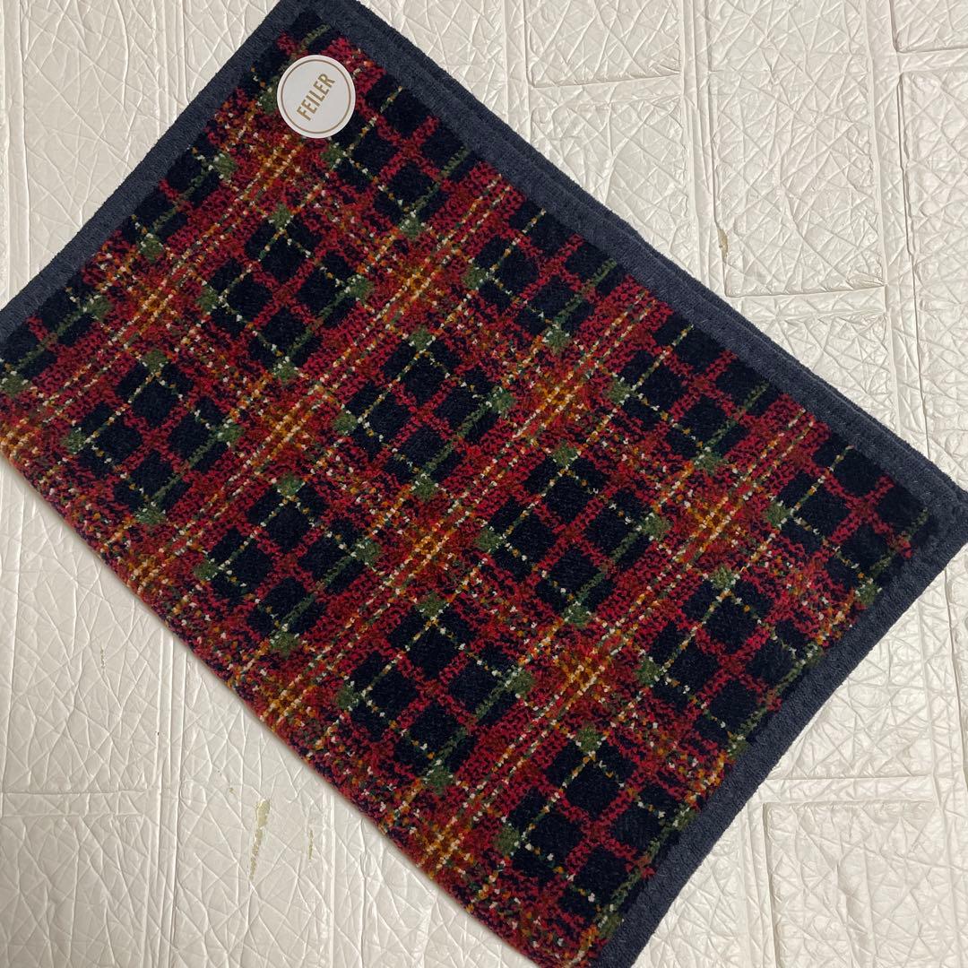 [出張中価格]フェイラー　タータンムードゲストタオル　完売品