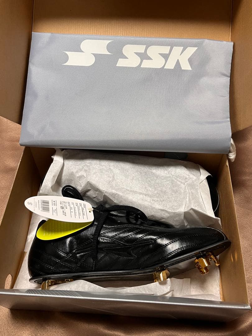新品・日本製SSK 野球スパイク 27.0cm メタルダンパーMG9 革底