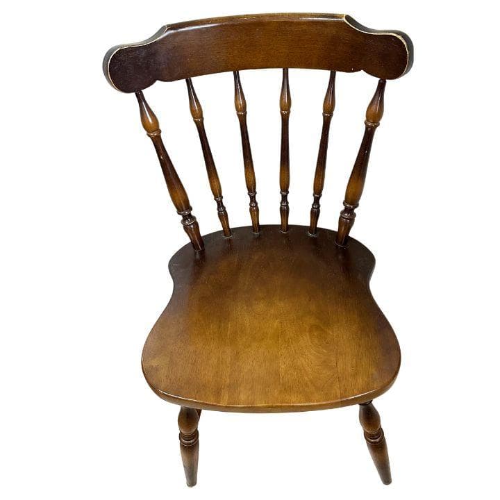 飛騨産業 キツツキマーク ダイニングチェア ウィンザーチェア 2脚 昭和レトロ