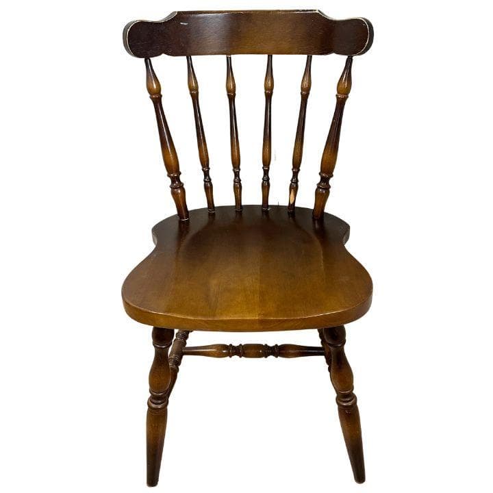 飛騨産業 キツツキマーク ダイニングチェア ウィンザーチェア 2脚 昭和レトロ