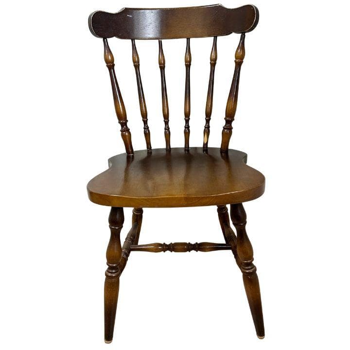 飛騨産業 キツツキマーク ダイニングチェア ウィンザーチェア 2脚 昭和レトロ