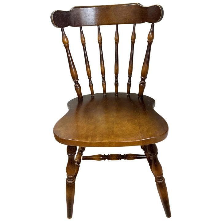 飛騨産業 キツツキマーク ダイニングチェア ウィンザーチェア 2脚 昭和レトロ