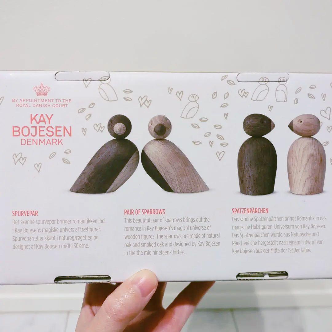 【新品】KAY BOJESEN SPURVEPAR つばめの置物 未使用