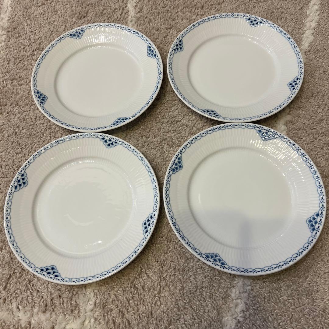 ロイヤルコペハーゲン　プリンセス プレート 22cm ４枚　新品