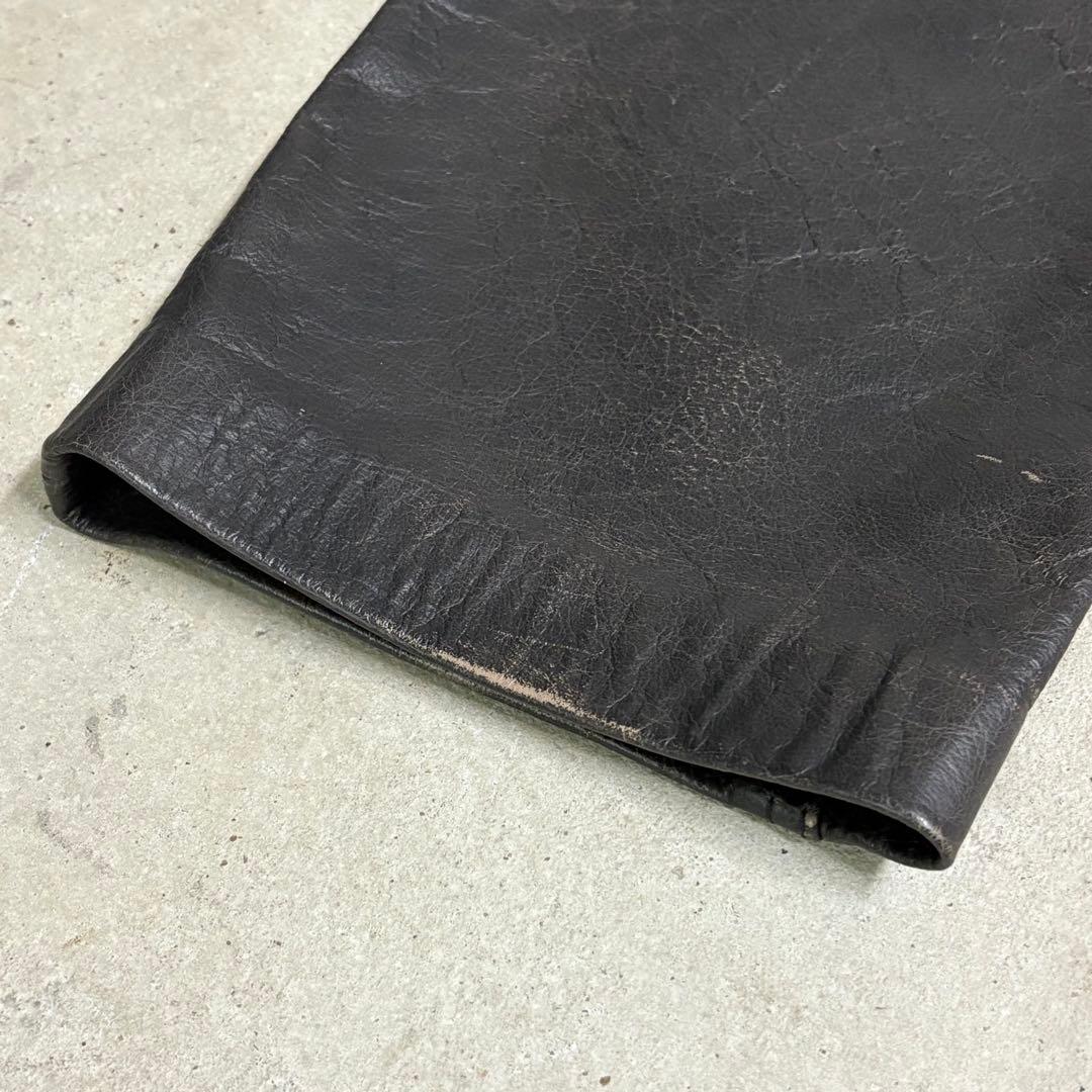 Levi's リーバイス　レザーパンツ　505-48 茶芯　牛革